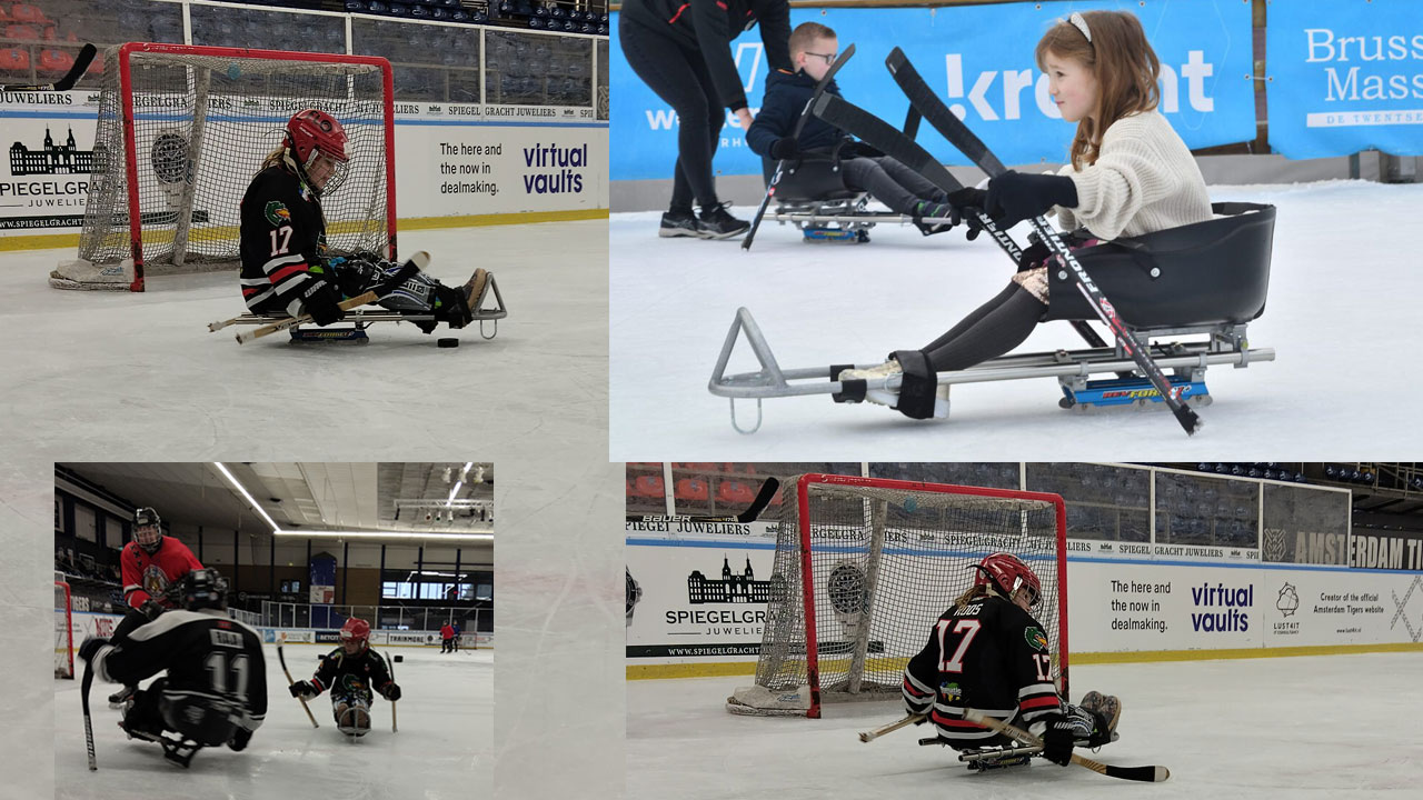 Para ijshockey voor kinderen in Amsterdam