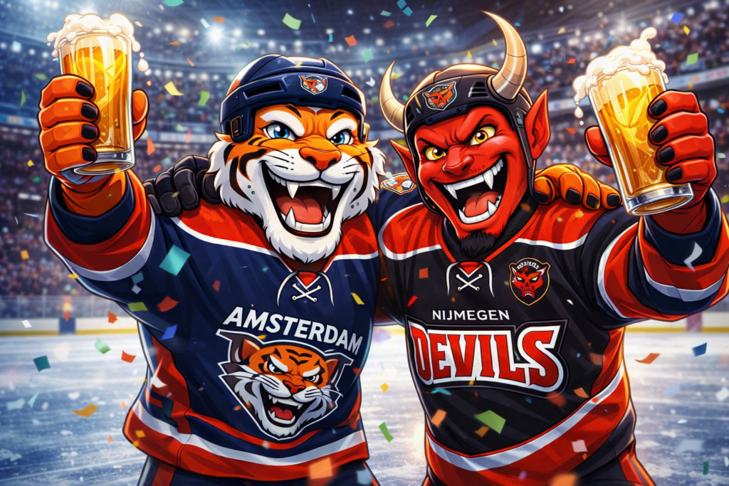 Amsterdam Tigers en Nijmegen Devils in de Eredivisie Finale van 2026
