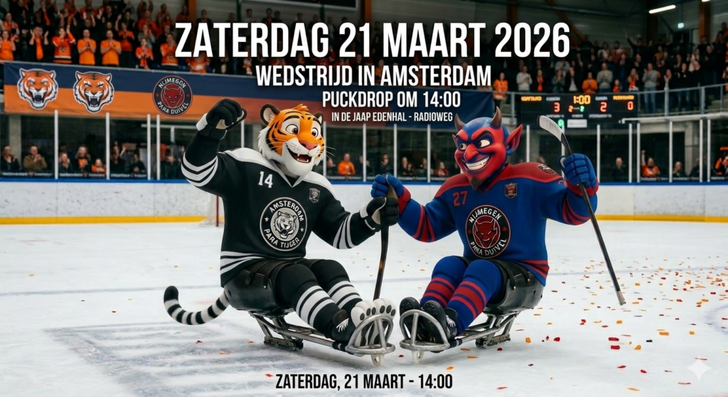 Amsterdam Tigers Para vs Nijmegen Devils Para zaterdag 21 maart 2026