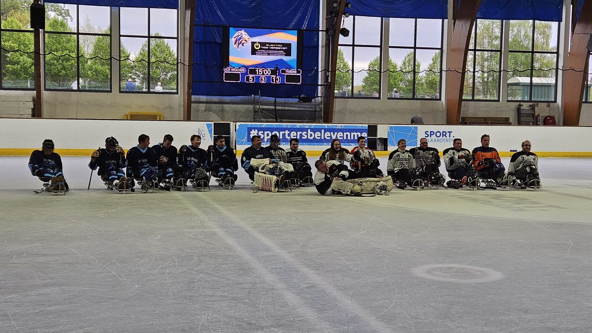 Internationale para ijshockey wedstrijd toont groei van Nederland richting finale